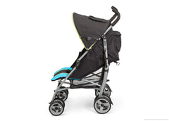 Delta Children Sheriff Black (014) Alpha Elite Stroller Full Left Side View a2a