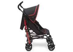 Delta Children Black & Red (937) Max Stroller Full Right Side View c2c