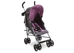 Delta Children Pink & Grey (697) Ultimate Stroller, Style-2 Right Side View b1b