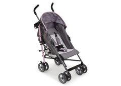 Delta Children Cobalt Pink (658) Geo Umbrella Stroller, Right Side View With No Canopy Option b2b