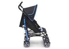 Delta Children Cobalt Black (491) Geo Umbrella Stroller, Full Right Side View a2a
