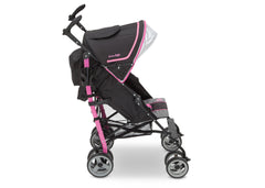Delta Children J is for Jeep Brand Scout Stroller Berry Patch (659) Full Right Side View, with Canopy b2b