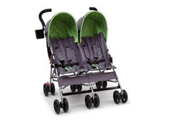 Delta Children Purple & Green (001) LX Side by Side Stroller a1a