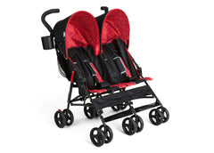 Delta Children Black & Red (983) LX Side by Side Stroller  g1g