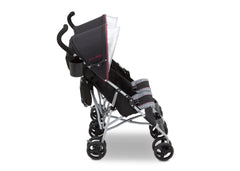 J is for Jeep Brand Scout Double Stroller Lunar Burgundy (981), Full Right View b2b