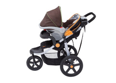 Delta Children Galaxy (850) J is for Jeep Brand Adventure All Terrain Jogger Stroller Full Left Side View c5c