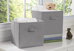 Delta Children Grey (026) 2 Storage Cubes with Setting a1a