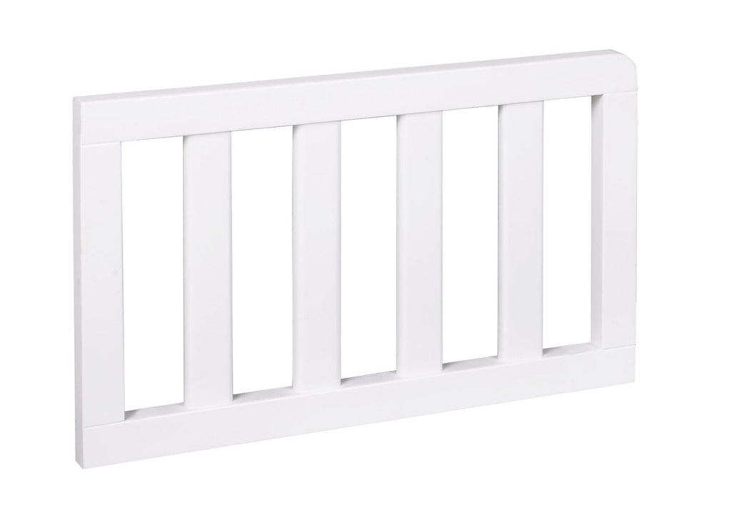 Simmons Kids White (100) Toddler Guardrail (180119) Side View b1b