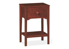 Delta Children Dark Cherry (604) Solutions Nightstand Side View c2c