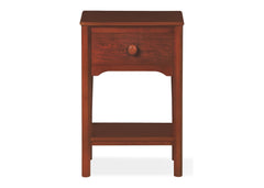 Delta Children Dark Cherry (604) Solutions Nightstand Front View c1c