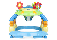 Delta Children Blue Walker (456) Lil Play Station II 3-in-1 Activity Center, Front View b3b