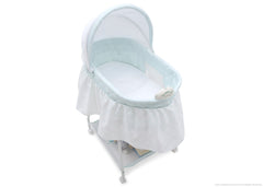 Delta Children Lattice (446) Deluxe Sweet Beginnings Bassinet, Above View d3d