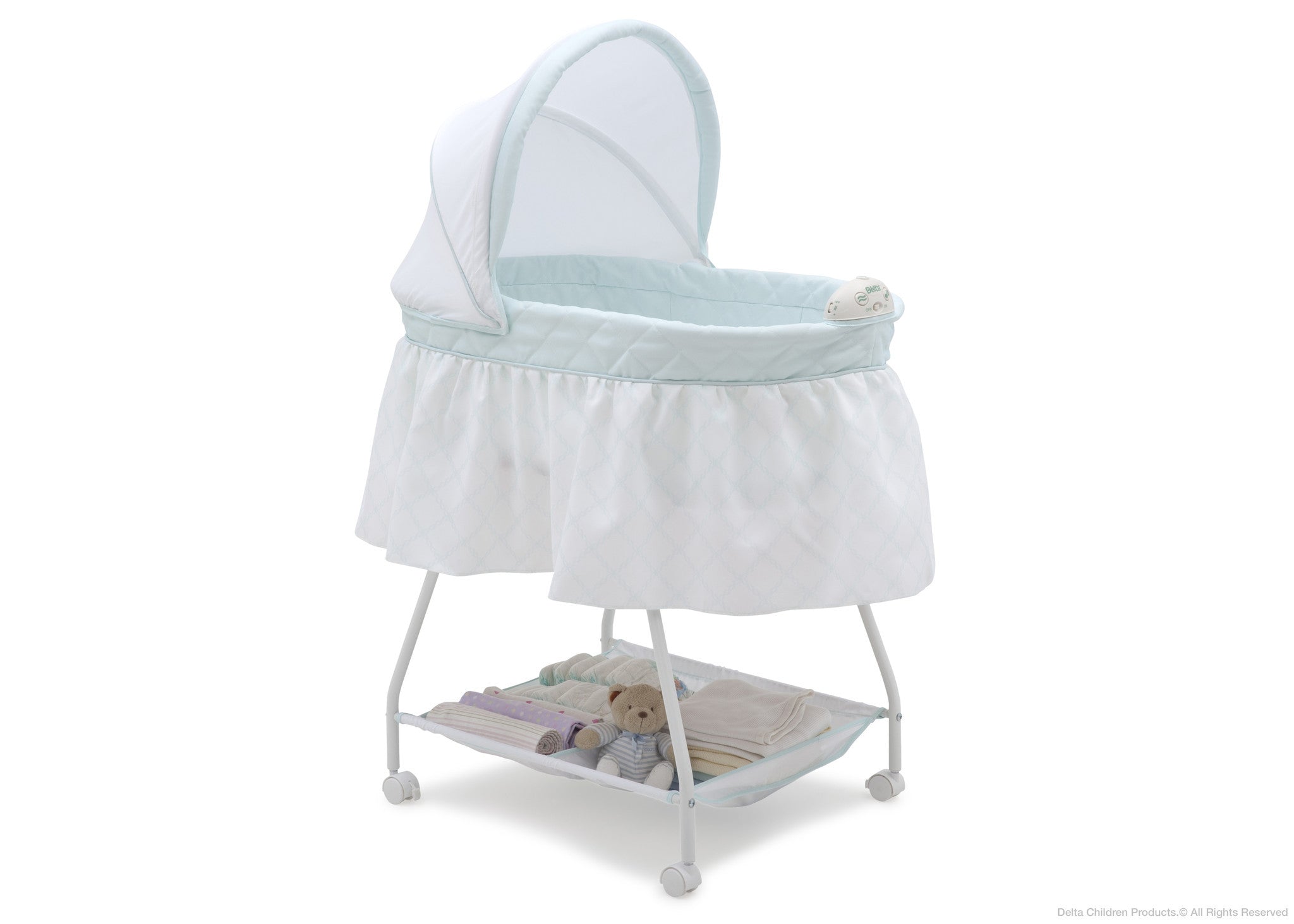 Delta top deluxe bassinet