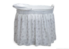 Delta Children Branch Out (260) Ultimate Sweet Beginnings Bassinet, Full Side View with Canopy Option b2b