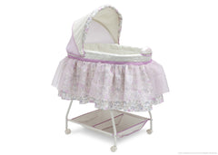 Delta Children Victorian Floral (303) Ultimate Sweet Beginnings Bassinet, Side View c1c