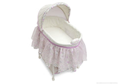 Delta Children Victorian Floral (303) Ultimate Sweet Beginnings Bassinet, Above View c3c