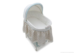 Delta Children Flourish (323) Ultimate Sweet Beginnings Bassinet, Above View d3d