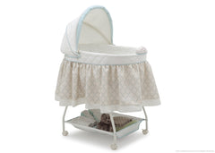 Delta Children Flourish (323) Ultimate Sweet Beginnings Bassinet, Side View d1d