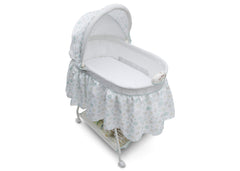 Delta Children Lots-A-Dots (371) Ultimate Sweet Beginnings Bassinet, Above View g3g