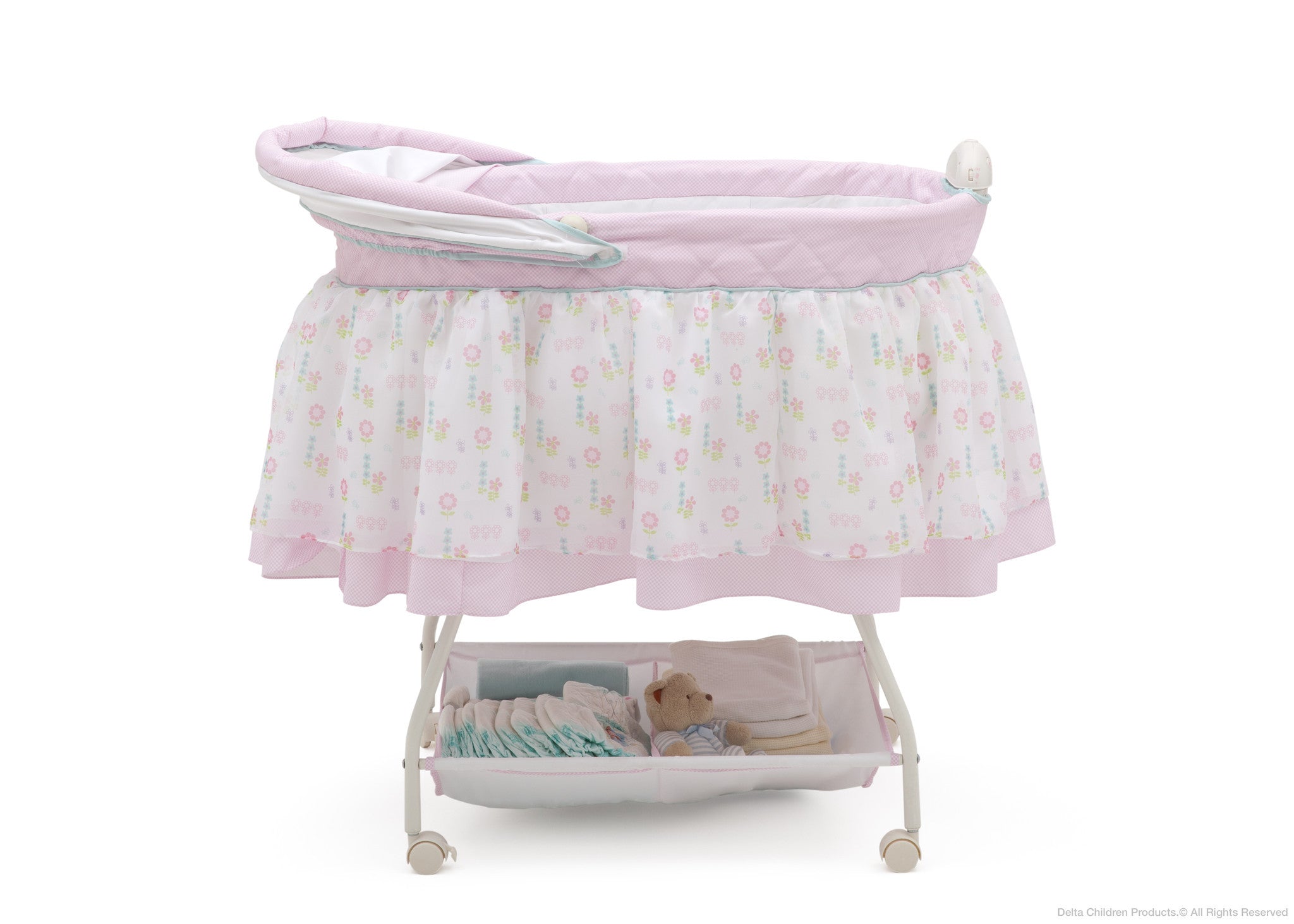 Delta children classic sweet top beginnings bassinet