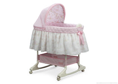 Delta Children Dream Princess Rocking Bassinet, Side View a1a