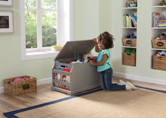 Delta Children Classic Grey (028) Next Steps Toy Box in Setting a1a