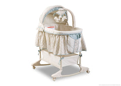 Delta Children Clayton (020) Rocking Bassinet Side View a1a