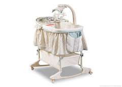 Delta Children Clayton (020) Rocking Bassinet Left Side View Canopy Option 2 a2a