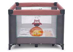 Delta Children Safari Fun (092) Novel Ideas Square 36 by 36 Playard, Side View c1c