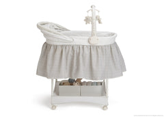 Delta Children Silver Lining (056) Smooth Glide Bassinet Full Right View a3a