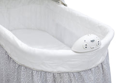 Delta Children Silver Lining (056) Gliding Bassinet Detail View a5a