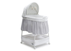 Delta Children Silver Lining (056) Gliding Bassinet Right Side View a1a