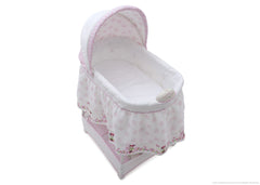 Delta Children Minnie's World Gliding Bassinet, Above View a3a