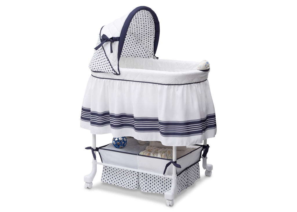 Delta Children Marina (407) Smooth Glide Bassinet, Right Side View a1a