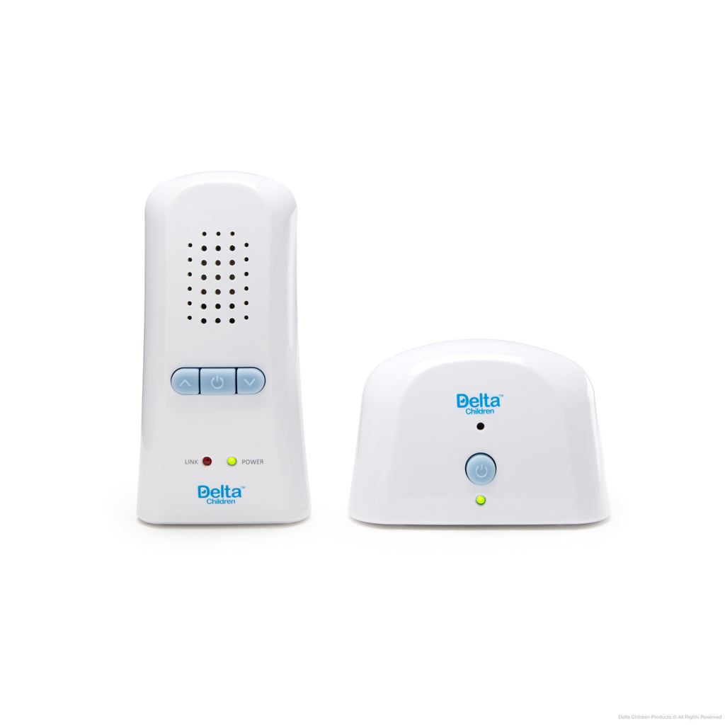 Delta Children Safe-n-Clear White (114) Digital Baby Monitor (non LED), Front View a1a