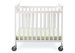 Simmons Kids White (100) Scottsdale Crib, Front View 2 a1a