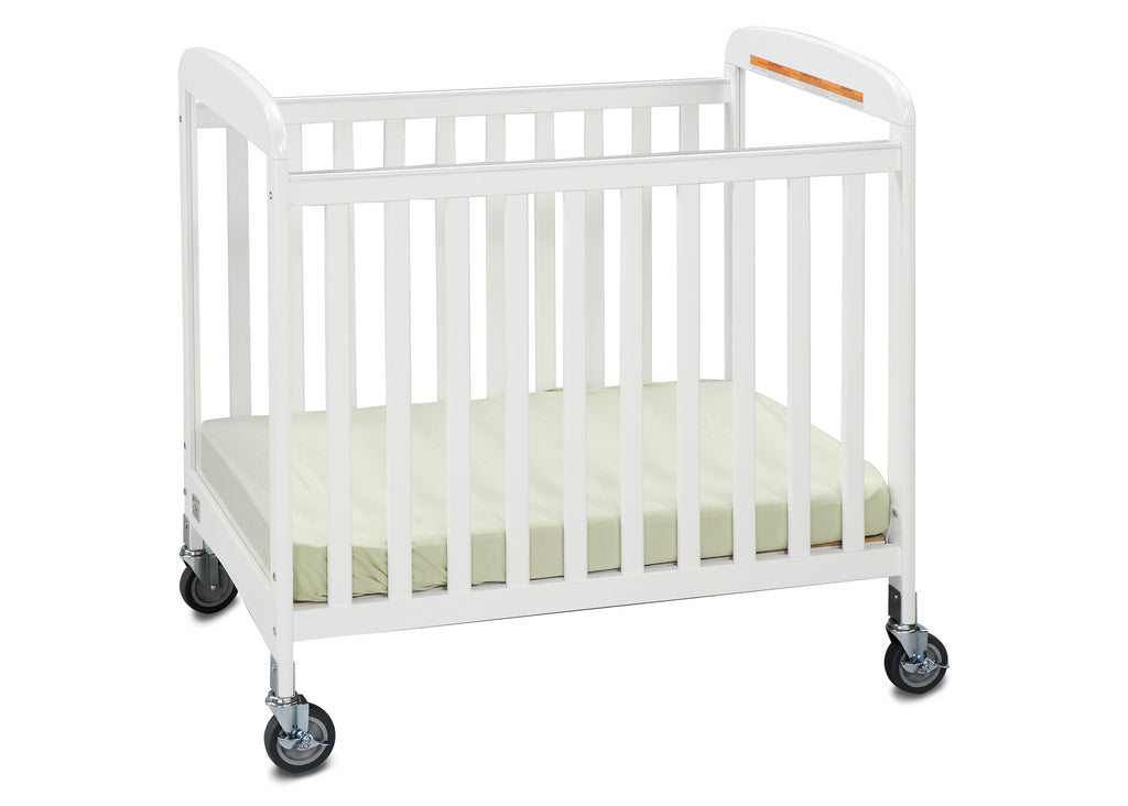 Simmons Kids White (100) Sweet Dreamer Crib, Right Side View a2a