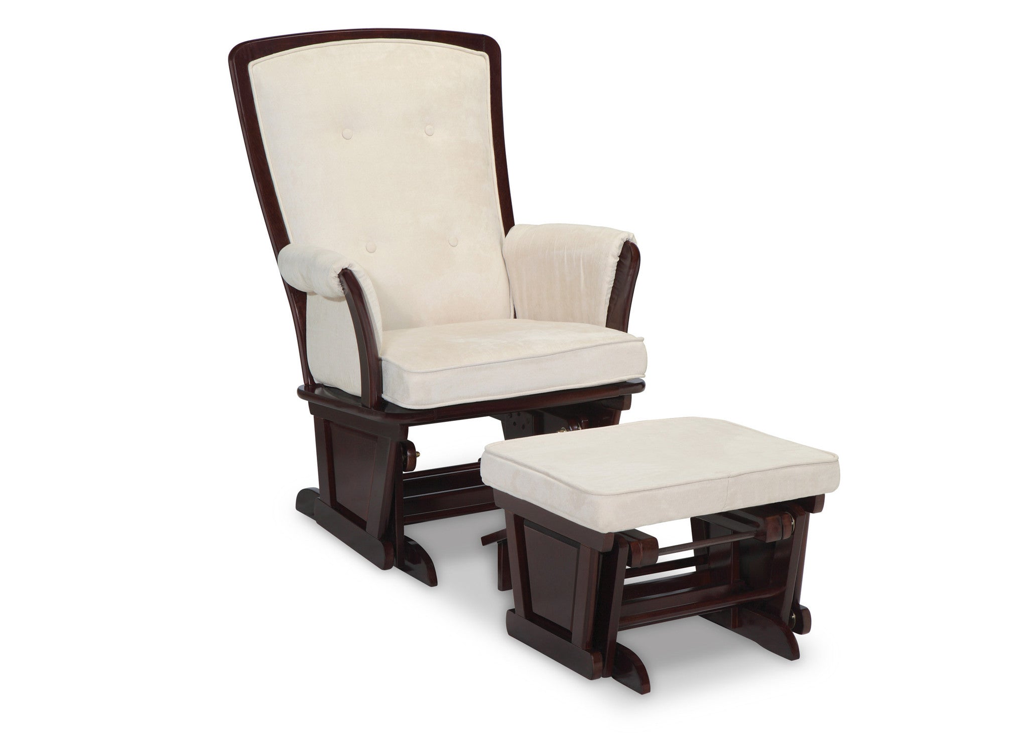 Delta glider and ottoman espresso on sale