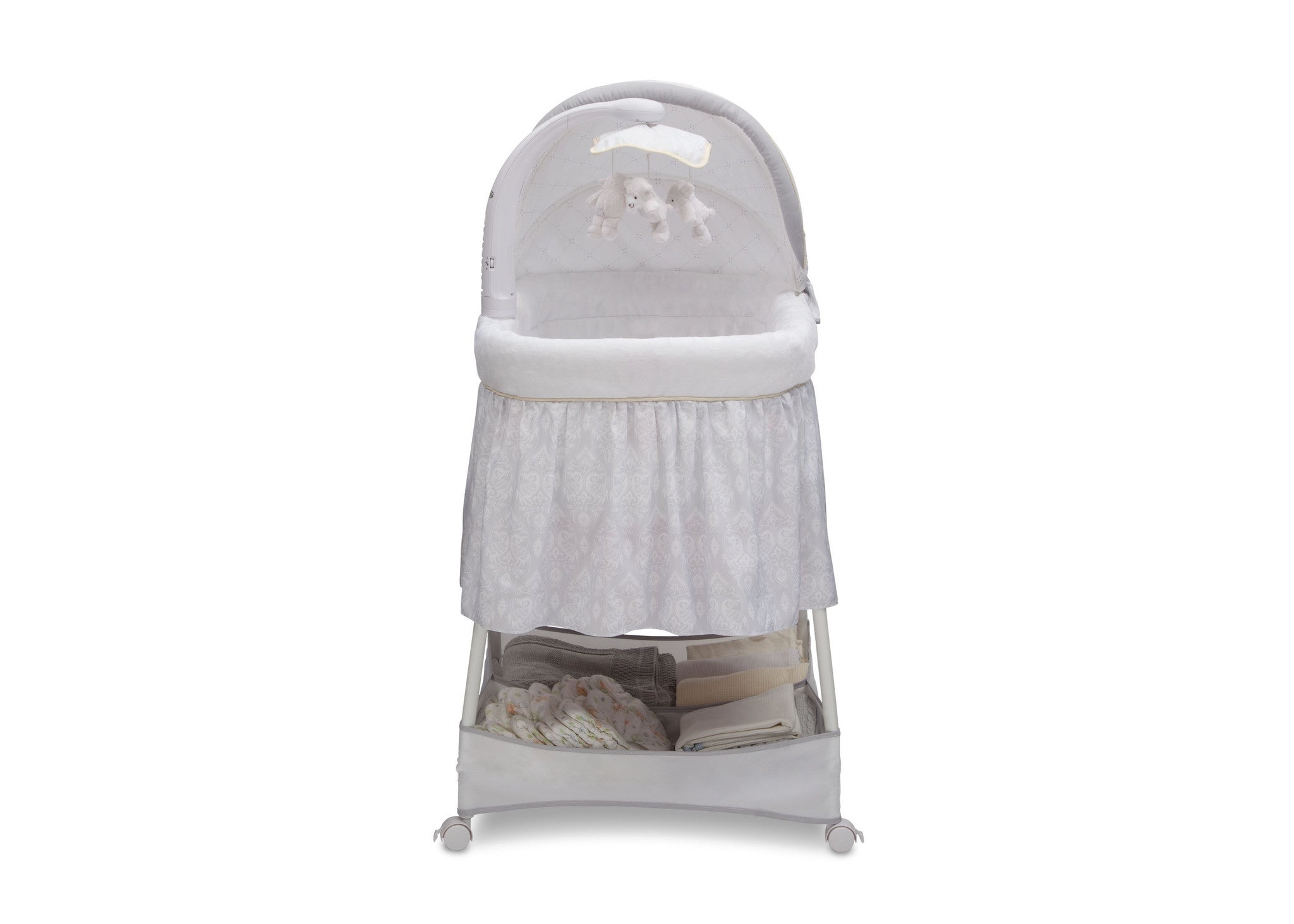 Simmons elite gliding bassinet peacock sales