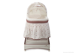 Delta Children Espresso Truffle (208) Slumber Time Elite Gliding Bassinet, Front View b2b