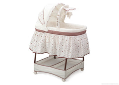 Delta Children Espresso Truffle (208) Slumber Time Elite Gliding Bassinet, Right Side View b1b