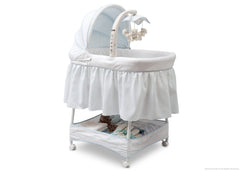 Delta Children Whisper (463) Slumber Time Elite Gliding Bassinet, Right Side View d1d