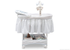 Delta Children Whisper (463) Slumber Time Elite Gliding Bassinet, Full Right Side View d3d