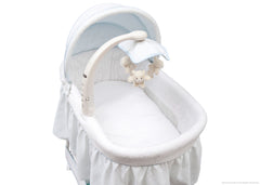 Delta Children Whisper (463) Slumber Time Elite Gliding Bassinet, Inside View d4d