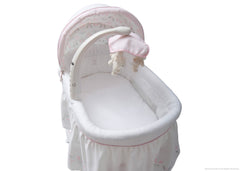 Delta Children Tulip Garden (665) Slumber Time Elite Gliding Bassinet, Inside View e4e