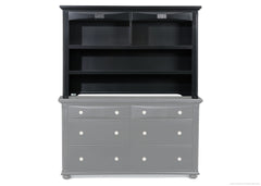 Simmons KidsBlack (001) Impressions Hutch, atop Impressions Double Dresser a3a