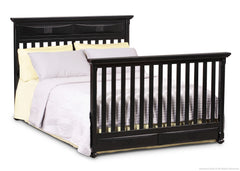 Simmons Kids Black (001) Impressions Crib 'N' More, Full-Size Bed Conversion a5a