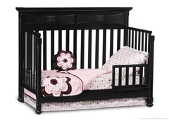 Simmons Kids Black (001) Impressions Crib 'N' More, Toddler Bed Conversion a3a
