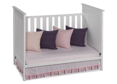 Simmons Kids White (100) Melody 3-in-1 Crib, Day Bed Conversion b3b