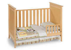 Simmons Kids Natural (260) Melody 3-in-1 Crib, Toddler Bed Conversion c2c